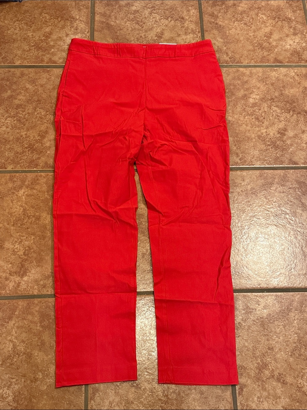 crown & ivy Red Straight Leg Pants